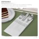 thumbnail image 2 of GOOHOCHY 25 servilletas desechables para hotel, cenas, mesas de comedor, cubiertos y más., 2 of 8