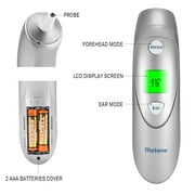 Metene Infrared Digital Thermometer for Fever, Thermometer for Forehead and Ear