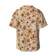 thumbnail image 7 of Picia Wildflowers Vintage Men's Linen Shirts Short Sleeve Cuban Beach Shirts Casual Shirts Button Down Shirt for Men Beach Summer Wedding Shirt-Large, 7 of 7