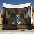 thumbnail image 3 of Yescom Universal Replacement Mesh Netting Screen Wall Sidewall Curtain with Zipper for 10x12ft Yard Gazebo Canopy Tent, 3 of 9