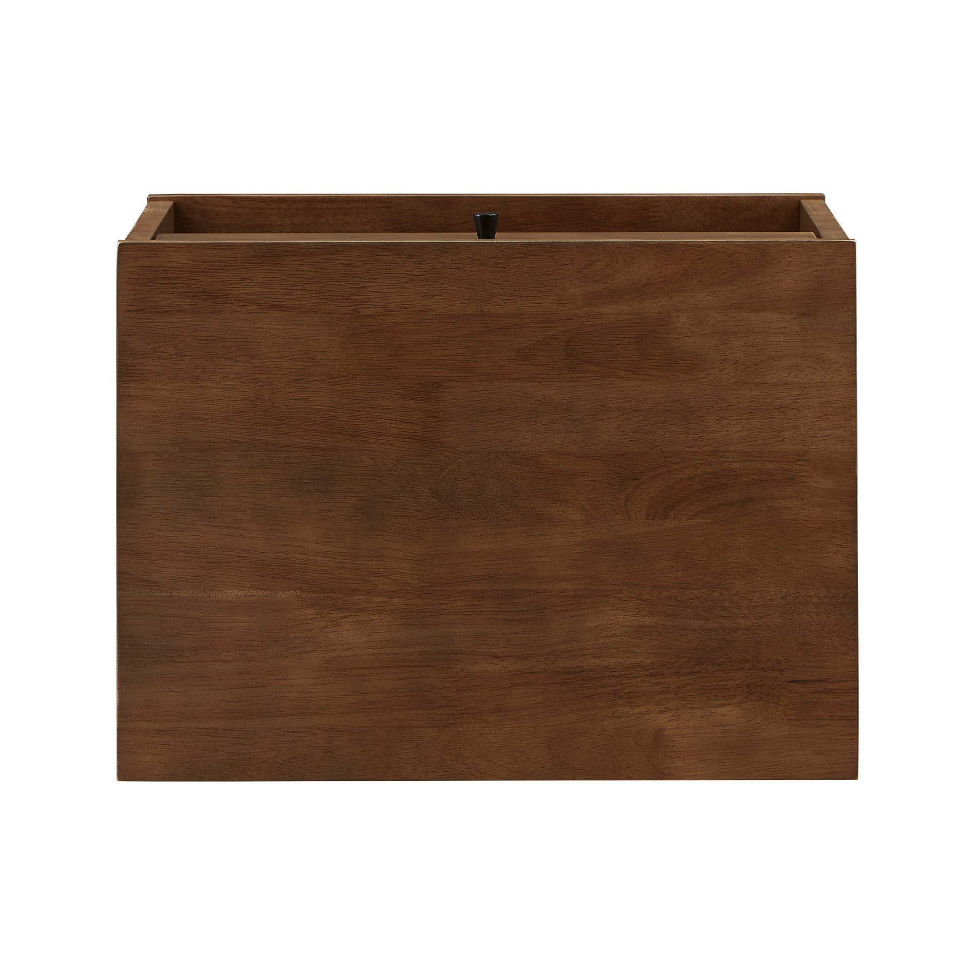 Weston Home Aleph 1-Drawer Wood Nightstand, Tobacco Finish
