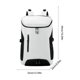 thumbnail image 3 of Mochila de gimnasio con compartimento para zapatos | Mochila deportiva de gran capacidad para viajes, ideal para hombres y mujeres | Bolsa de fitness ligera con compartimento para portátil, 3 of 6