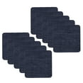 thumbnail image 2 of Qyaukm 10-Pack Iron on Denim Patches for Jeans Repair, Strong Fabric Patches for Knee, Crotch, Inside/Outside, No Sew Diy Clothing Repair Kit for Adults, 10 Jeans Patches, Small Size (7.5X7.5Cm), 2 of 7