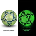 thumbnail image 4 of Soidarity Fútbol reflectante noche brillante interior oficial luminoso Soccers PU resistente a los deslizamientos fluorescente pelotas de entrenamiento Ropa Deportiva, Zapatos Soidarity OD014095-00, 4 of 6