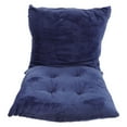 thumbnail image 6 of Raindrops 1Set Rocking Chair Seat Cushion with Ties Blue Velure Polyester Fiber Cotton for Home Office Use, 6 of 8