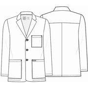 Cherokee Men Scrubs Lab Coat 30 Consultation CK401