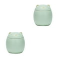 thumbnail image 2 of Baohd Large Capacity Ceramic Canisters Cute For Wide Application Sturdy And Durable Ceramics Cat Form Ceramic Tea Jars green 150ml 2Set, 2 of 6