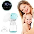 thumbnail image 4 of SSKFHGI Blue Integrated Electric Breast Pump Milking Breast Pump Fully Automatic Manual Silent Automatic Pregnant Women Postpartum, 4 of 7