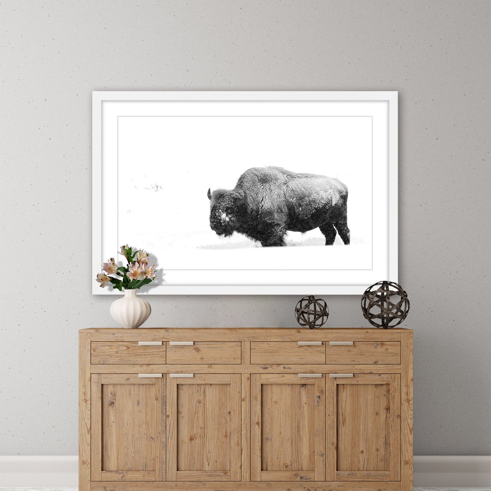 "Winter Coat" Framed Painting Print