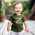 thumbnail image 5 of Wild One Dinosaur 1st Birthday T-Shirts for Baby Girls and Boys First Birthday Outfit White on Military Green Shirt 12 Months, 5 of 6