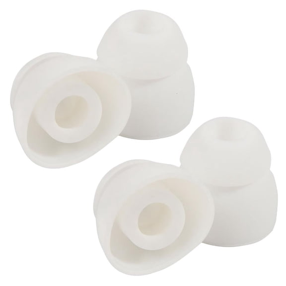Jesscasday Ear Tips Earpads Replacement Double Flange Eartips for in-Ear Headphones 4.5mm