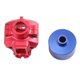 thumbnail image 3 of Metal Front and Rear Differential Case and Protector for ARRMA 1/8 MOJAVE 4S RTR RC Car Upgrade Parts,Blue+Red, 3 of 5