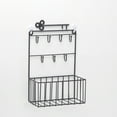 thumbnail image 2 of Giyblacko Sticky Hooks For Hanging Wall Hanging Organizer Key Hooks Holder Storage Basket Decorative Iron Rack Decoration For Kitchen Bedroom Bathroom Office, 2 of 5