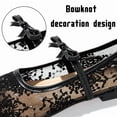 thumbnail image 4 of CHICVOMEY Mesh Ballet Flats for Women Breathable Ballet Flats with Buckle Fashion Fishnet Flats for Women Casual Work Flats, 4 of 9