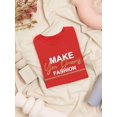 thumbnail image 3 of Make Dreams Fashion Banner Shaped T-Shirt Women -Image by Shutterstock, Female Small, 3 of 4