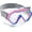 1 Pack-pink Blue, variant on Kids Swim Goggles Snorkel Diving Mask for Kids Youth 3-15, Knitted Fabric Strap, Anti-Fog 180° Clear View