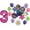 3, variant on Disney Encanto 6th Birthday Party Supplies Balloon Bouquet Decorations