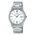 thumbnail image 1 of Reloj Casio Mtpv002 7b3 Hombre Acero Negro Fechador Correa Plateado Bisel Plateado Fondo Blanco MTP-V002D-7B3, 1 of 8