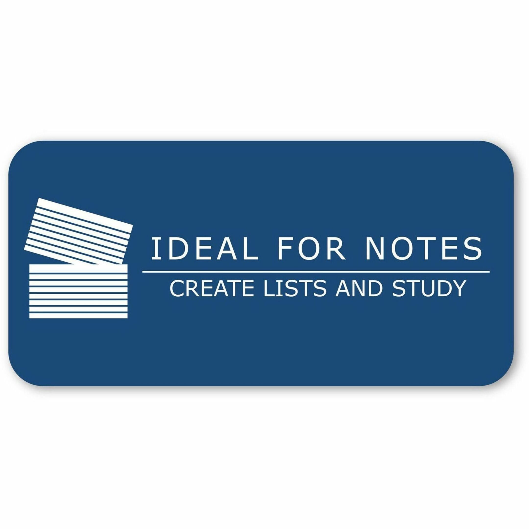 Roaring Spring PaperTrail Ruled Index Cards (240 Count) with Tray, 1 Case (36 Packs) 3" x 5" , White