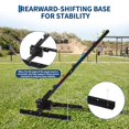 AR500 Dueling Tree Targets Kit - 6 Steel Paddles 4 Inch， Black ...