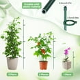 thumbnail image 4 of Bocaoying 30 Pcs Plant Support Stakes, Height Adjustable Garden Plant Stake with Clips, Connect Pipe and Plant Ties, Plant Stick for Indoor Outdoor Tomato Orchid Rose Peony Peppers, 4 of 8