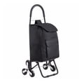 thumbnail image 7 of Stair Climber Trolley Dolly - 36L Folding Shopping Cart, 6-Wheel Stair Climbing Handcart, Grocery Laundry Cart, Foldable Utility Cart - Black, 7 of 7