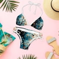 thumbnail image 6 of Tree Stylish Bikini Set with Detachable Sponge & Adjustable Strap, 2-Pack One-Piece Swimsuits for All Scenes, 6 of 6