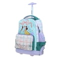 thumbnail image 2 of Mochila Chenson Con Ruedas Y Luces Led Disney Princesas Escolar Primaria Princesas BUN PR70789-G, 2 of 7