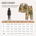 thumbnail image 6 of Disketp Pajamas Set Long Sleeve Sleepwear Womens Button Down Nightwear Pj Sets-Watercolor Flower, 6 of 9