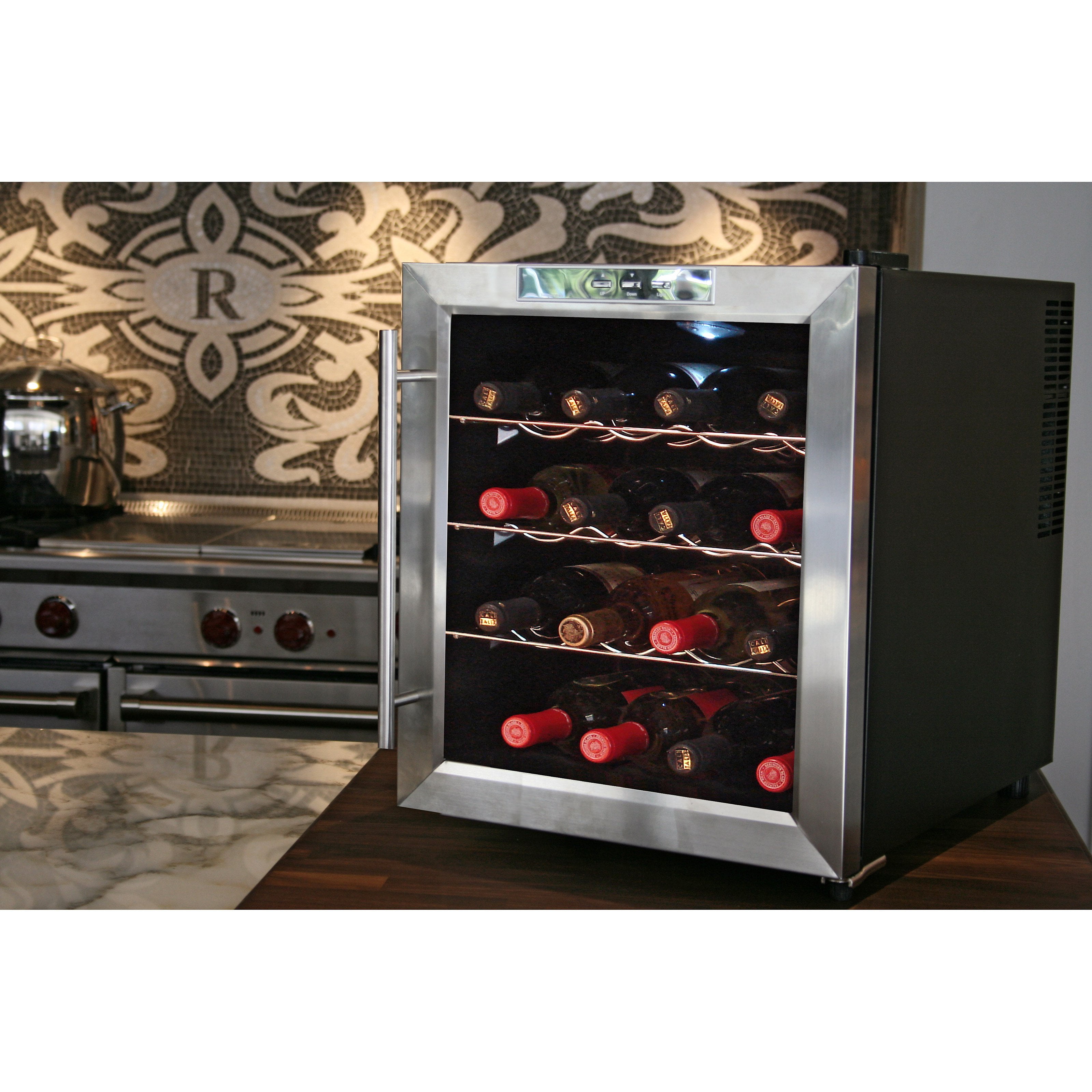 Epicureanist 16Bottle Thermoelectric Wine Cooler