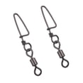 thumbnail image 2 of Conector de acero inoxidable y cobre con pasador giratorio de ocho anillos de estilo americano, accesorios para equipo de pesca, suministros de pesca, 2 of 5