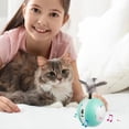 thumbnail image 4 of Juguete Eléctrico para Gatos, Juguete Interactivo, Pelota para Gatos, Pelota para Gatos con Movimiento Automático, Recargable por USB, con 2 Modos de Juguete para Gatos, 4 of 7