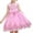 Pink, variant on Juslio Princess Dresses for Girls Summer Beach Girls Kids Clothes Sleeveless Casual Little Girl Dresses
