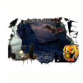 thumbnail image 3 of Vibrant Halloween Graveyard Wall Sticker - Easy Peel & Stick Indoor Decoration for Spooky Atmosphere, 3 of 3