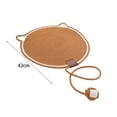 thumbnail image 5 of STARTIST Cat Scratch Mat Floor Scratching Pad Cat Scratch Pad for Indoor Cats Bedroom Brown, 5 of 5