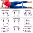 thumbnail image 3 of Resistance Loop Exercise Bands Exercise Bands for Home Fitness, Stretching, Strength Training, Physical Therapy,Elastic Workout Bands for Women Men Kids, Set of 5, 3 of 5