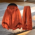 thumbnail image 4 of Maqroz Y2K Clothing Two Piece Sets Long Sleeve Hooded Zip Up Windbreaker Jacket Baggy Parachute Cargo Pants Multi Pockets Casual Streetwear Matching Outfits, 4 of 5