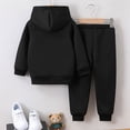 thumbnail image 6 of Gubotare Toddler Clothes for Girls Fall Girls Cropped Hoodies Plaid Sweatshirts and Legging Pants Set for Toddler and Big Girls 2T 3T (Black,2-3 Years), 6 of 7