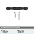 thumbnail image 4 of Amerock Enlivity 3 inch (76mm) Center-to-Center Matte Black Cabinet Pull, 4 of 6