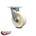thumbnail image 2 of 6 Inch Nylon Wheel Swivel Caster with Roller Bearing Service Caster Brand, 2 of 2