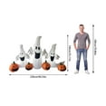 thumbnail image 3 of Halloween Inflatable Decorations for Yard Pumpkins LED Lighted Desktop Ornament for Holiday Parties and Festive Events, 3 of 7
