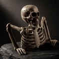 thumbnail image 6 of Tabletop White Plastic Half Skeleton Halloween Prop Decoration,2026 Halloween New Home Decor, 6 of 9