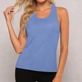 thumbnail image 5 of Women's Ice Silk Backless Yoga Top, Breathable Hollow Out Workout Tank, Quick-Dry Athletic Sleeveless Shirt for Fitness & Gym, Sizes S-XL, 5 of 7