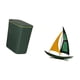 thumbnail image 5 of Cesto De Basura De Cocina Que Ahorra Espacio Y Escultura De Velero De Hierro, Adorno De Mesa Para Baño, Sala De Manualidades, Colección De Decoración Feng Shui, Figura Decorativa Para Centro, 5 of 8