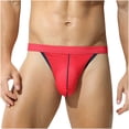 thumbnail image 2 of ZToonmas Men's Low Rise Backless Thong Briefs Comfort Stretch Underwear for Daily Wear, 2 of 2