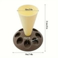 thumbnail image 2 of Btomtd Piping Bag Holder with 8 Nozzle Slots, Plastic Organizer Baking Tip for Cake Decorating Tips and Icing Tools, Beige, 2 of 6