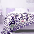 thumbnail image 4 of 50th Birthday Gifts for Her, Purple Birthday Blanket, 50th Birthday Gifts for Women, 50 Year Old Gifts for Women, Best Gifts 50th Birthday Throw Blanket Purple 60"×50", 4 of 5