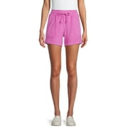 Time And Tru Women's French Terry Pull-On Shorts