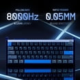 thumbnail image 2 of Teclado gamer RGB IQUNIX EZ60 60% de 61 teclas con interruptores magnéticos, 2 of 9