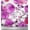 Purple, variant on Soimoi Green Cotton Duck Fabric Watercolor Floral Printed Fabric 1 Yard 42 Inch Wide